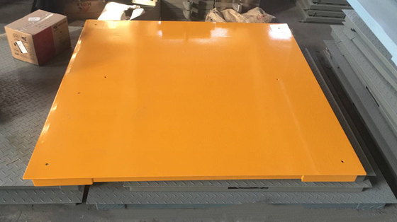IP68 Single Deck LED / LCD Display Floor Weighing Scales
