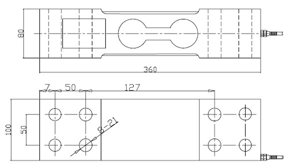 500kg 750kg 1000kg Single Point Parallel Beam Weighing Load Cell